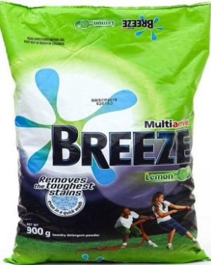 BREEZE MULTIACTIVE LAUNDRY DETERGENT POWDER LEMON (900 g)